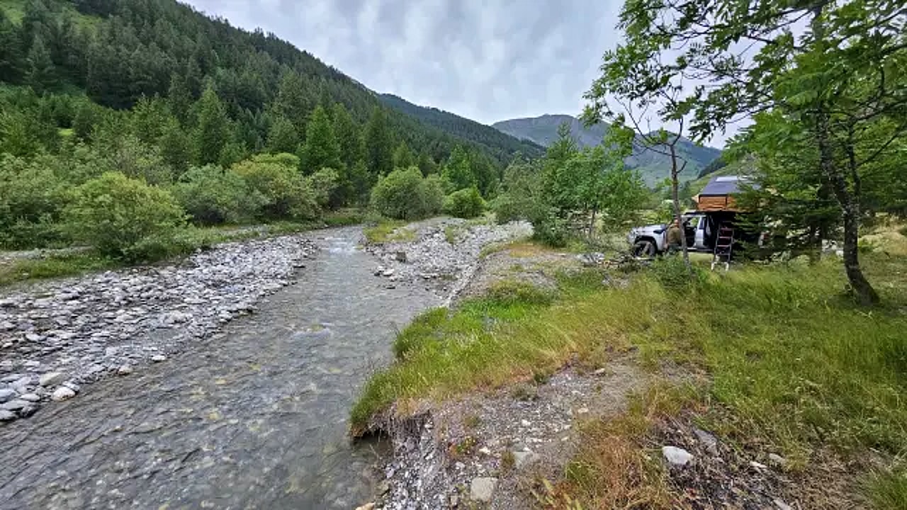The riverbed of the Maira in Bersezio