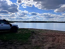 Photo: The water's edge near Szeligi
