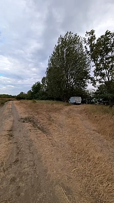 Photo: The shore of the lake in Nyékládháza