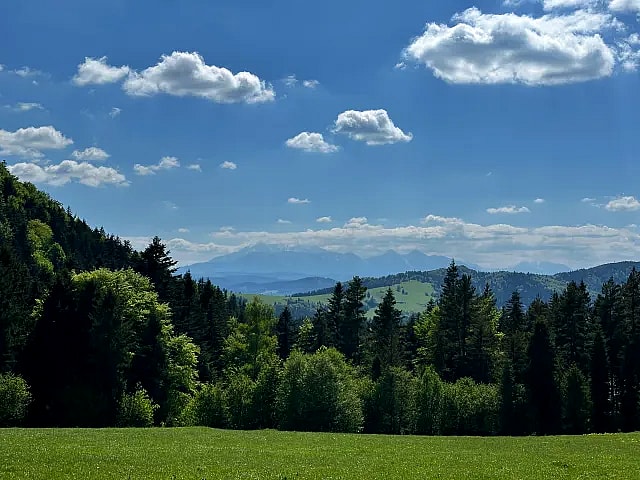 Foto: Jaworki-Pass unter den Tatra-Bergen