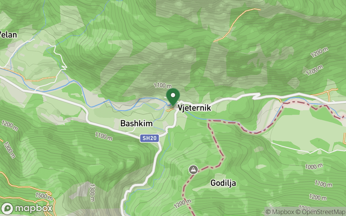 Location map: Vjeternik Bank
