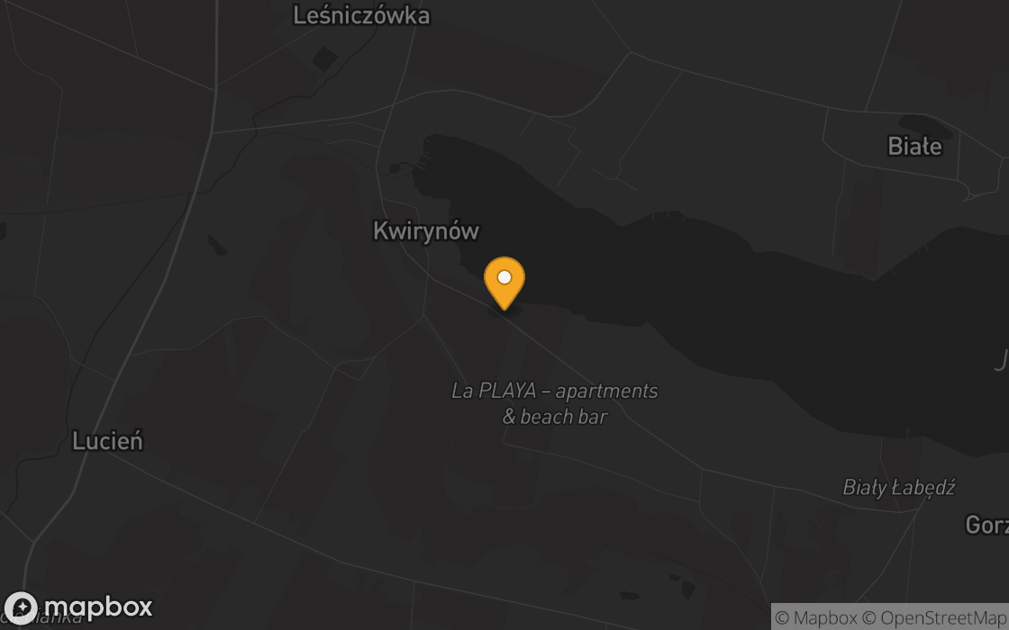 Mapa lokalizacji: Plaża pod lasem nad Białym, województwo mazowieckie