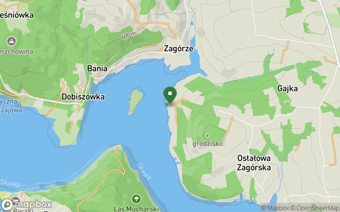 Location map: Zagórze Water Meadow, Lesser Poland Voivodeship