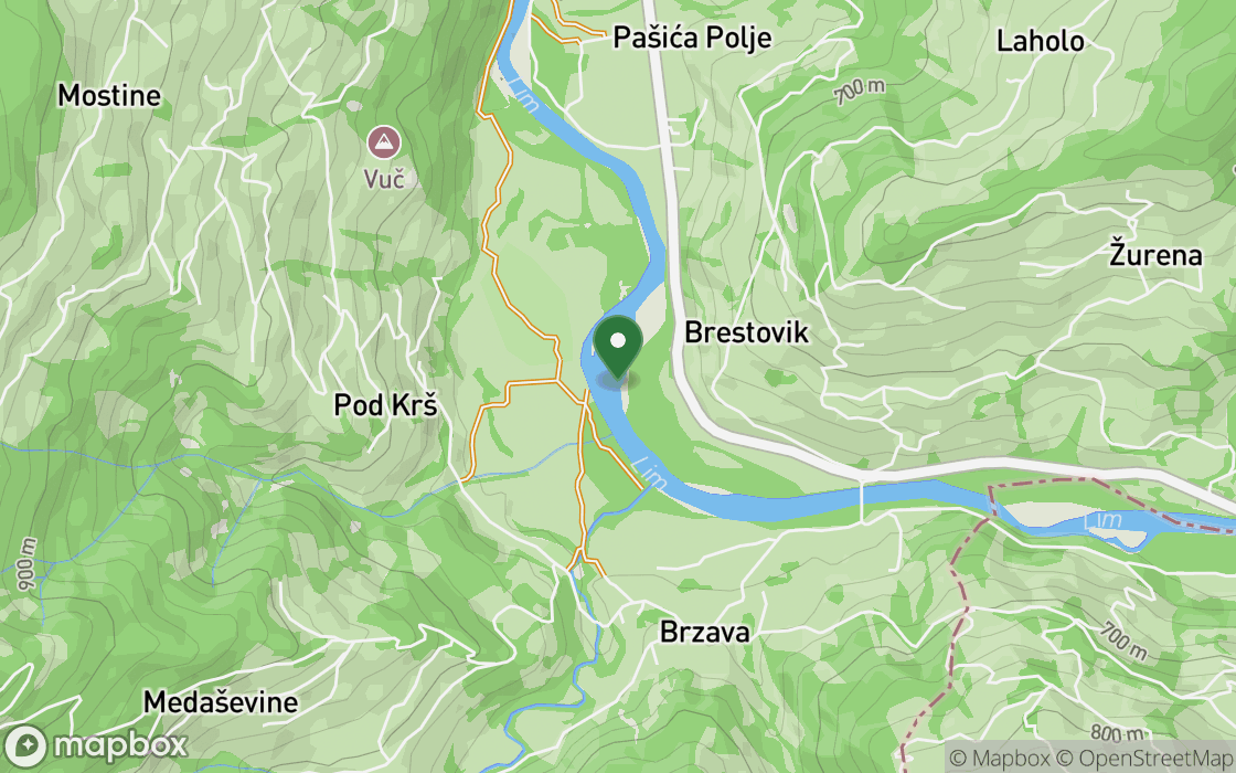 Location map: Rocky shore by Krš Femić