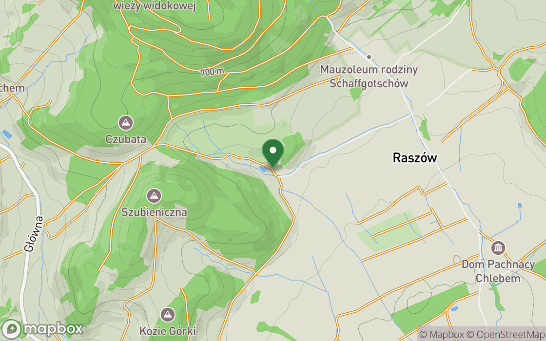 Mapa lokalizacji: Łąka na Przełęczy Rędzińskiej, województwo dolnośląskie