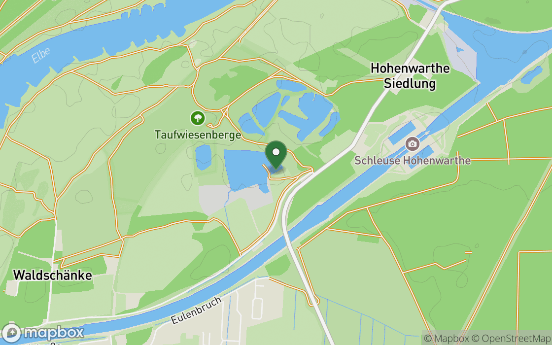Location map: Baggersee Möser, Saxony-Anhalt