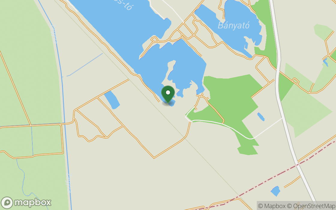 Location map: The shore of the lake in Hatvan, Great Plain and North