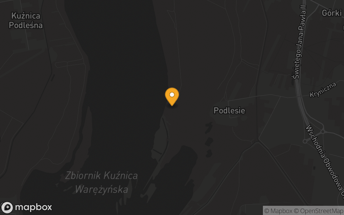 Mapa lokalizacji: Rozlewisko pod Dąbrową Górniczą, województwo śląskie