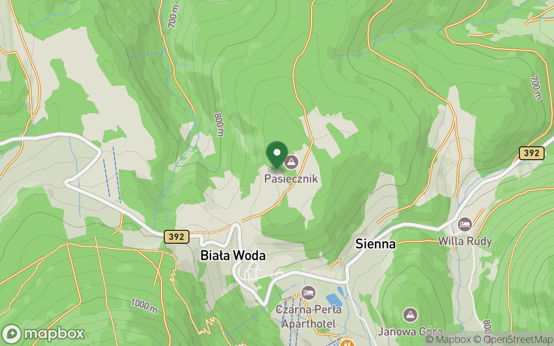Location map: Glade in Pasiecznik, Lower Silesian Voivodeship