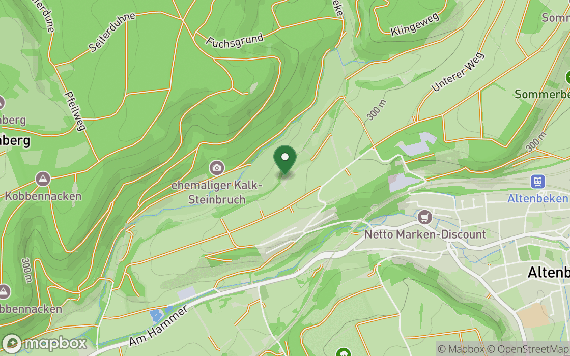 Mapa lokalizacji: Las nad doliną Beke, Nadrenia Północna-Westfalia