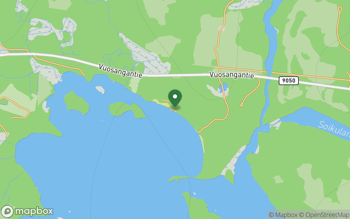 Standortkarte: Strand in Koskenmäki, Kainuu