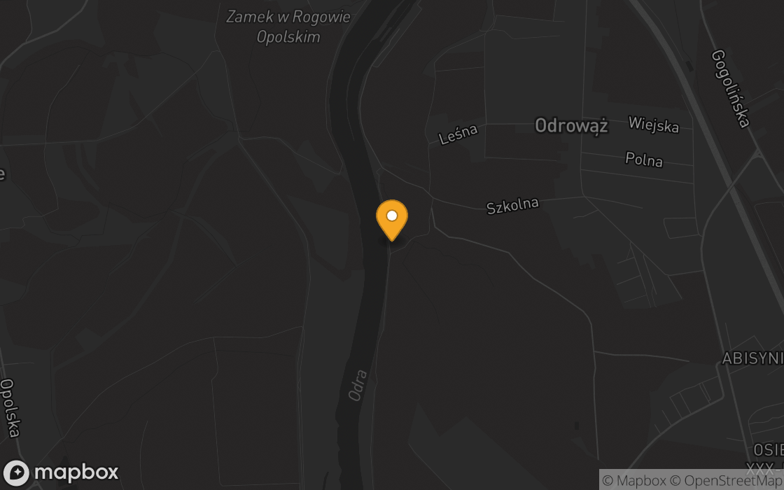 Mapa lokalizacji: Łąka nad Odrą w Odrowążu, województwo opolskie