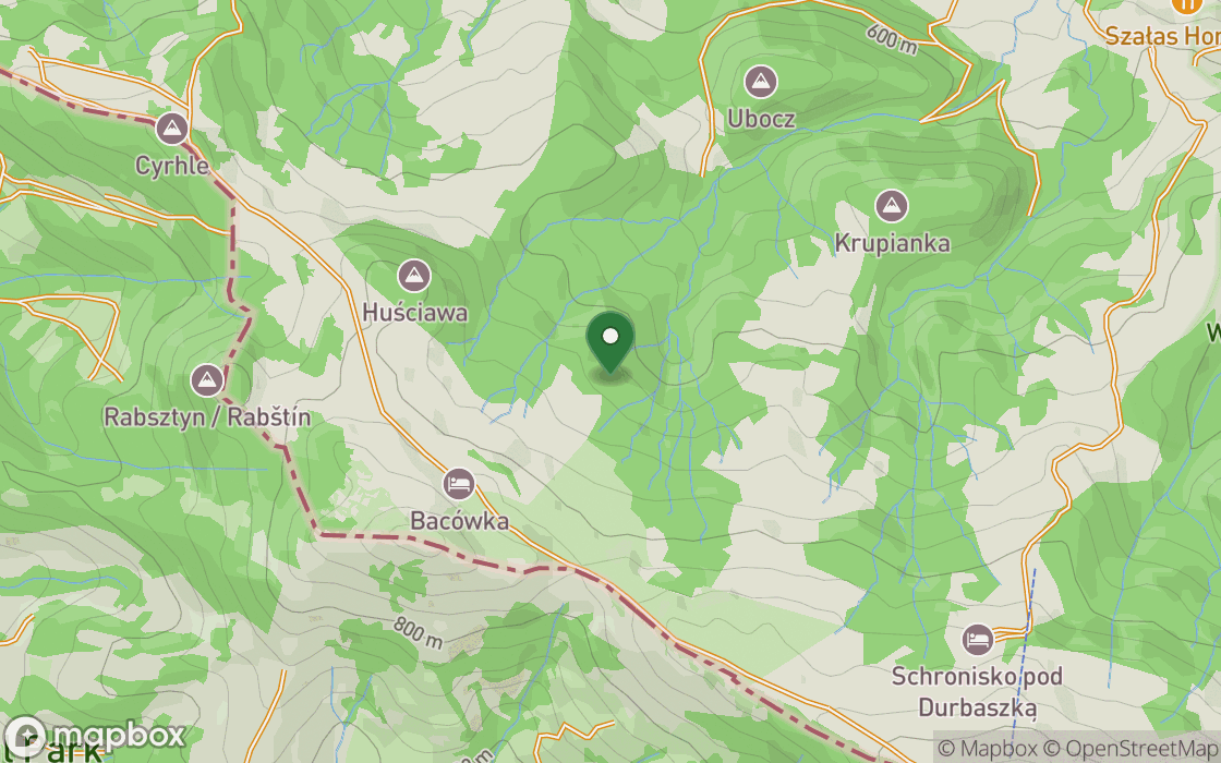 Mappa della posizione: Przeleva Jaworki sotto i Tatra, Voivodato della Piccola Polonia