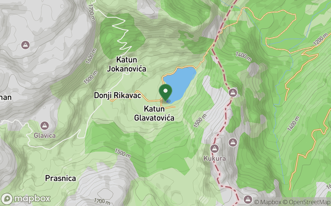 Mapa lokalizacji: Polana nad Lijewą Rijekom
