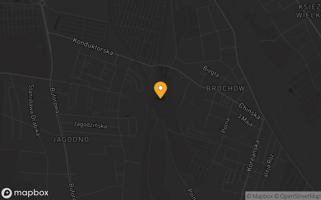 Mapa de ubicación: Pradera en el Parque Brochowski, Voivodato de Baja Silesia