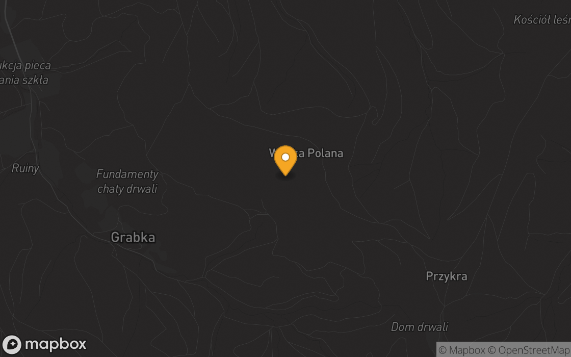 Mapa lokalizacji: Polana na stokach Wielkiej Polany, województwo śląskie
