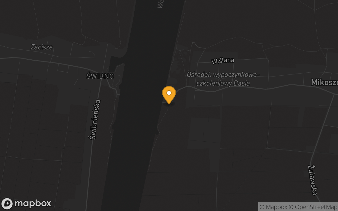 Location map: Meadow by the Vistula in Mikoszewo, Pomeranian Voivodeship
