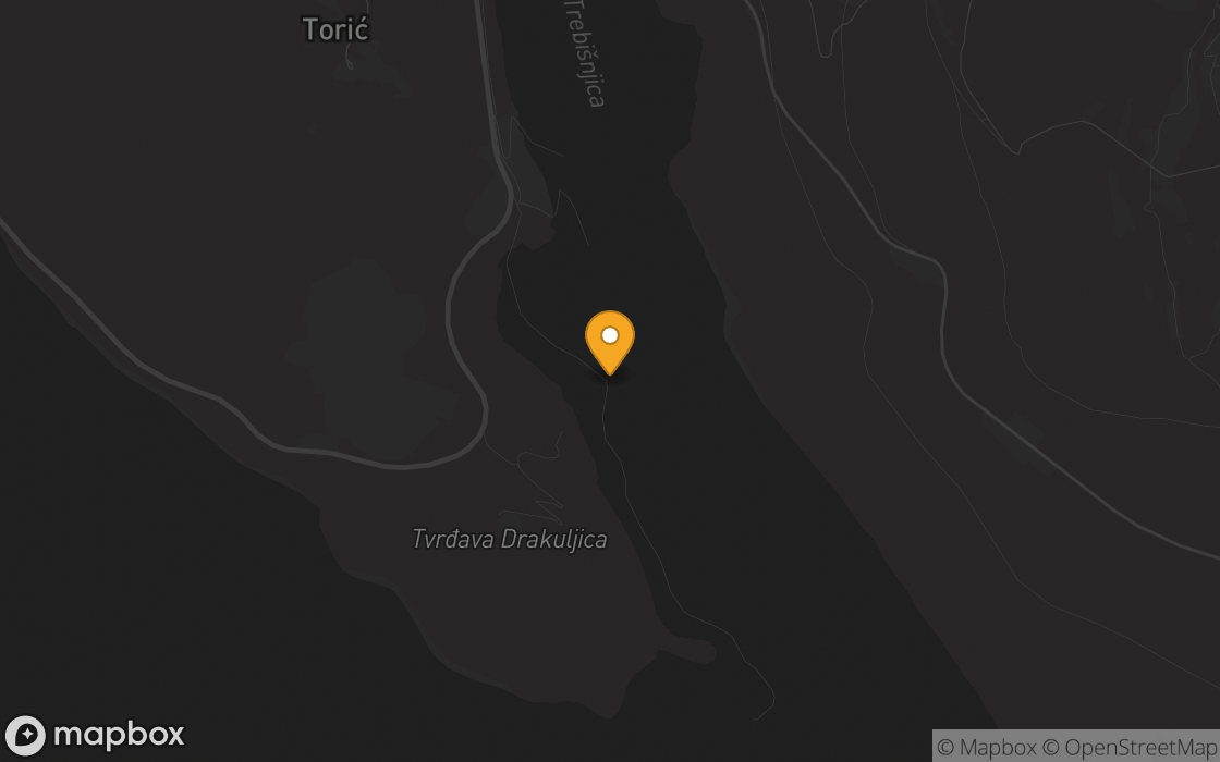 Location map: Place by Bilećko Lake, Republika Srpska