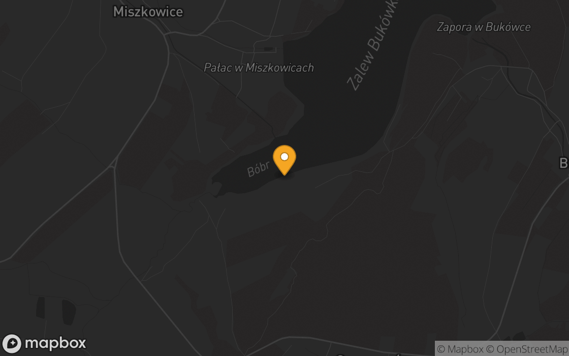 Mapa lokalizacji: Brzeg Zalewu Bukówka pod Miszkowicami, województwo dolnośląskie