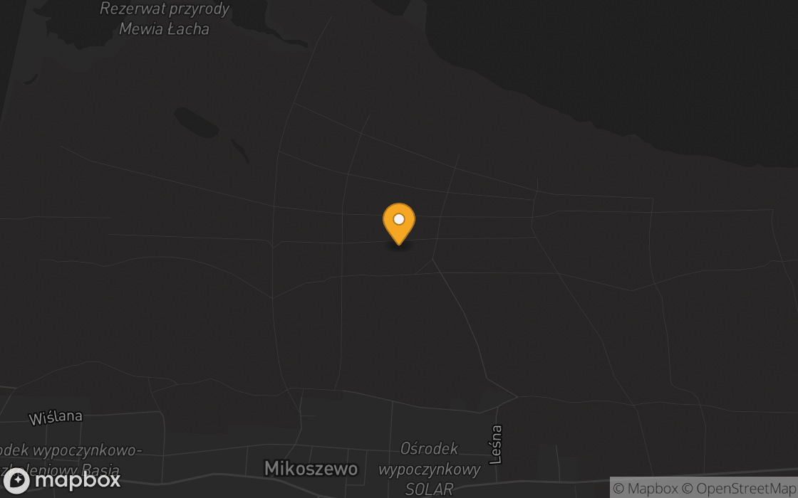 Mapa lokalizacji: Brzeg Mierzei Wiślanej, województwo pomorskie